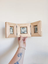 Load image into Gallery viewer, Pine Wood Triple Frame