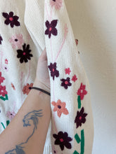 Load image into Gallery viewer, Embroidered Floral Sweater