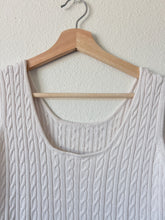 Load image into Gallery viewer, Ivory Ribbed Tank - Size S