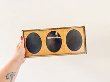 Load image into Gallery viewer, Gold Triple Photo Frame