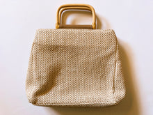 Load image into Gallery viewer, Straw and Bamboo Fossil Purse