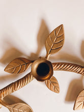 Load image into Gallery viewer, Brass Flower Candelabra
