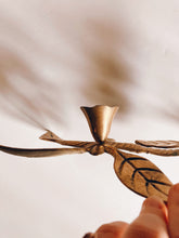 Load image into Gallery viewer, Brass Flower Candelabra