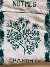Load image into Gallery viewer, Green and White Herb Blanket
