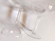 Load image into Gallery viewer, Pair of Mid Century Hollow Stem Champagne Glasses