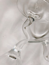 Load image into Gallery viewer, Pair of Zig Zag Martini Glasses
