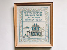 Load image into Gallery viewer, Home Sweet Home Cross Stitch