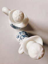 Load image into Gallery viewer, Blue and White Floral Cruets
