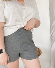 Load image into Gallery viewer, Gingham High Waisted Shorts - 27 in waist