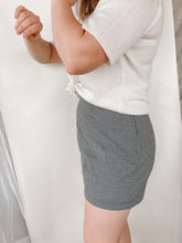 Load image into Gallery viewer, Gingham High Waisted Shorts - 27 in waist