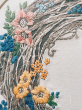 Load image into Gallery viewer, Floral Wreath Crewel
