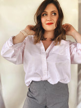 Load image into Gallery viewer, Pale Pink Button Up - Size 14