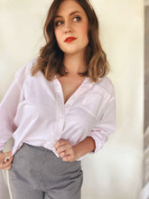 Load image into Gallery viewer, Pale Pink Button Up - Size 14