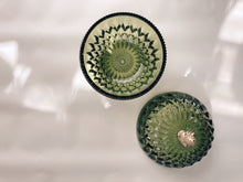 Load image into Gallery viewer, Green Glass Candy Dish