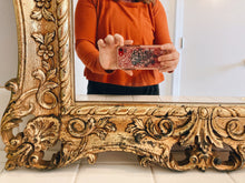 Load image into Gallery viewer, Large Ornate Gold Mirror