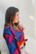 Load image into Gallery viewer, Silky Rainbow Button Up - Size L