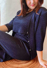 Load image into Gallery viewer, Navy Blue Co-ord Set - Size M