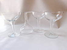 Load image into Gallery viewer, Set of Mid Century Hollow Stem Champagne Glasses