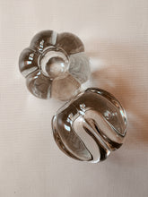 Load image into Gallery viewer, Glass Pumpkin Shaped Candle Holders