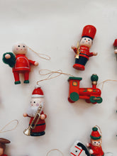 Load image into Gallery viewer, Set of 24 Wooden Christmas Ornaments