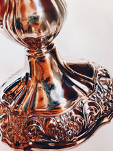 Load image into Gallery viewer, Ornate Silver Candle Holders