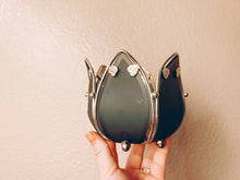 Load image into Gallery viewer, Green Lotus Flower Candle Holder