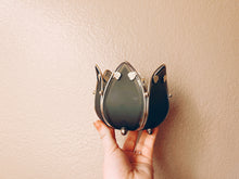 Load image into Gallery viewer, Green Lotus Flower Candle Holder