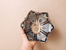 Load image into Gallery viewer, Green Lotus Flower Candle Holder