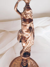 Load image into Gallery viewer, Brass Goddess Candle Holders