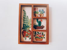 Load image into Gallery viewer, Little Houseplant Crewel Wall Hanging
