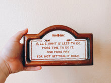 Load image into Gallery viewer, Framed Needlepoint Saying