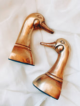 Load image into Gallery viewer, Brass Duck Bookends