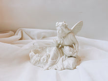 Load image into Gallery viewer, Porcelain Fairy Tea Candle Holder