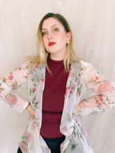 Load image into Gallery viewer, Sheer Floral Cover Up - Size 8