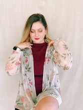 Load image into Gallery viewer, Sheer Floral Cover Up - Size 8