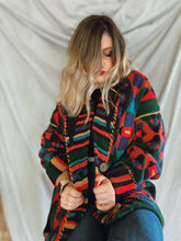 Load image into Gallery viewer, Chunky Hand-knit Southwestern Sweater - Size M/L