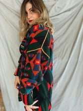 Load image into Gallery viewer, Chunky Hand-knit Southwestern Sweater - Size M/L