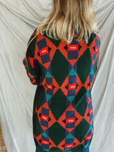 Load image into Gallery viewer, Chunky Hand-knit Southwestern Sweater - Size M/L