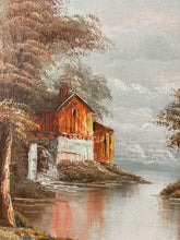 Load image into Gallery viewer, Pair of Framed Fall Paintings