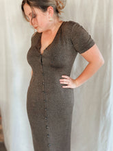 Load image into Gallery viewer, Dark Olive Green Maxi Dress