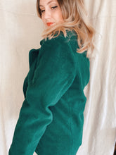 Load image into Gallery viewer, Dark Green Peacoat - Size L/XL
