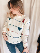 Load image into Gallery viewer, 90s Abstract Sweater - Size M