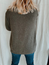 Load image into Gallery viewer, Olive Green Cardigan - Size L