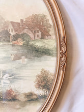 Load image into Gallery viewer, Gold Framed Swan Landscape