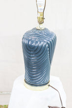 Load image into Gallery viewer, Navy Blue Art Deco Lamp