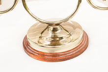 Load image into Gallery viewer, Gold and Glass Candelabra