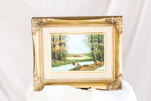 Load image into Gallery viewer, Fall Painting in Gilded Frame