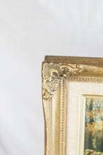 Load image into Gallery viewer, Fall Painting in Gilded Frame