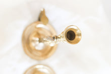 Load image into Gallery viewer, Brass Half Taper Candle Holders