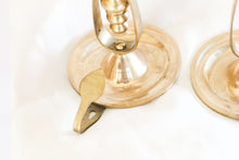 Load image into Gallery viewer, Brass Half Taper Candle Holders